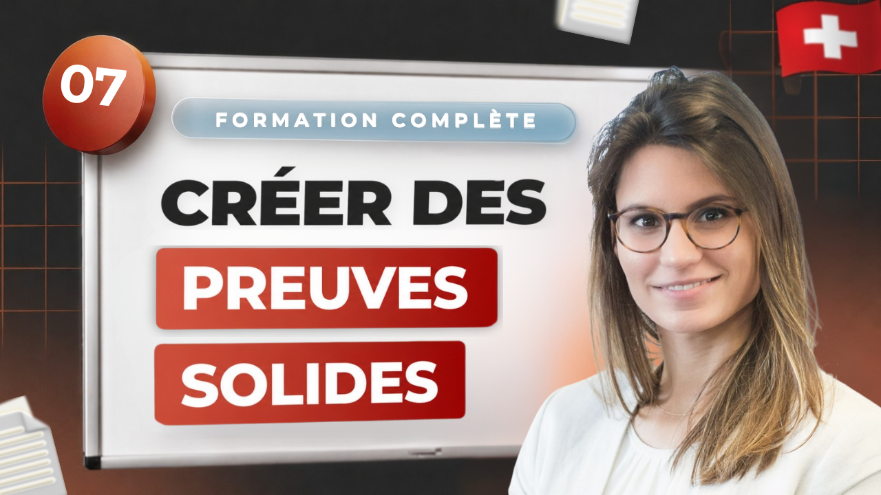Lancer la vidéo : Créer des preuves solides
